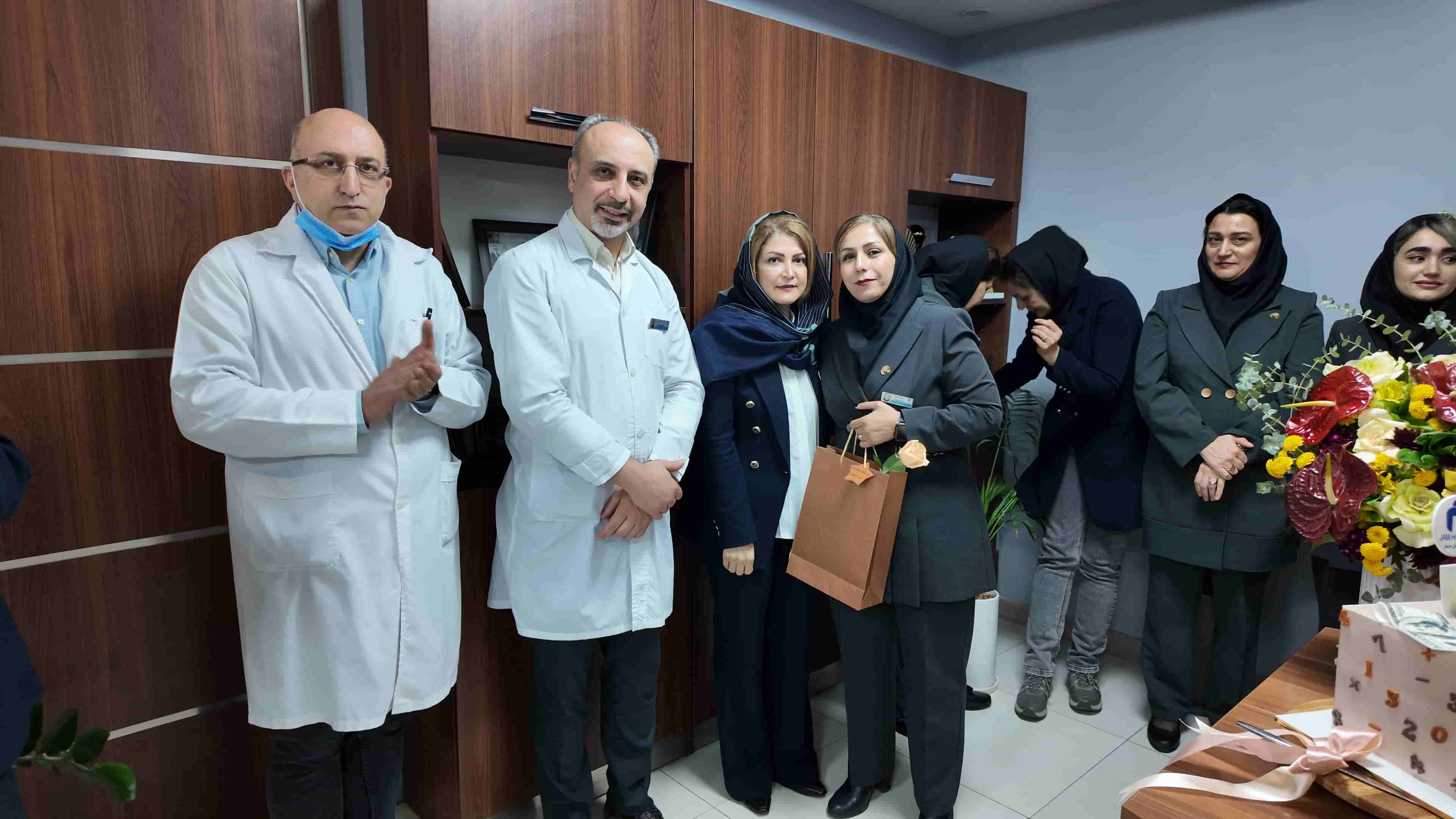 مراسم بزرگداشت روز حسابدار در بیمارستان جم